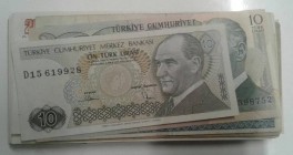 Turkey, FINE to UNC, 6-7-8. EMISSION
66 pcs mix lot
Estimate: 20-40 USD