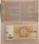 Ukraine, 100 Karbovantsiv, 2017, UNC, FOLDER
Estimate: 10-20 USD