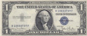 United States of America, 1 Dollar, 1935, UNC, p416D1
 Serial Number: R 10033737F
Estimate: 25-50 USD