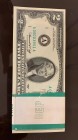 United States of America, 2 Dollar, 1976, UNC, p461, BUNDLE
total 100 consecutive banknotes and low serial numbers, Serial Number: A 00003901A-4000
...