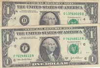 United States of America, 1 Dollar, 2003, VF/XF, p515, (Total 2 banknotes)
Estimate: 15-30 USD