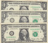 United States of America, 1 Dollar, 2006, VF/XF, p523, (Total 3 banknotes)
Estimate: 20-40 USD