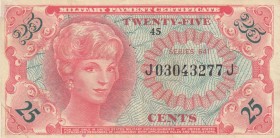 United States of America, 25 Cents, 1965, VF, pm59
 Serial Number: J03043277J
Estimate: 10-20 USD