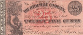 United States of America, 25 Cents, 1862, UNC, pX3a
The Hydeville Company
Estimate: 75-150 USD
