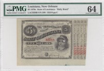 United States of America, 5 Dollars, 1870, UNC, Baby Bond
PMG 64, Louisiana, New Orleans, Serial Number: 32218
Estimate: 40-80 USD