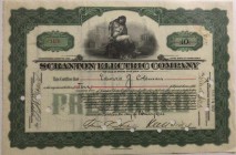 United States of America, 10 Dollars, 1922, XF, BOND SHARE
Scranton Electric Company
Estimate: 25-50 USD