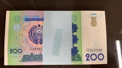 Uzbekistan, 200 Sum , 1997, UNC, p80, BUNDLE
Total 100 banknotes
Estimate: 50-100 USD