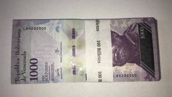 Venezuela, 100 Bolivares, 2017, UNC, p95b, BUNDLE
Total 100 banknotes
Estimate: 35-70 USD