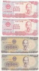 Vietnam, UNC, Total 4 banknotes
500 Dong (2), 1988, p101a; 1000 Dong (2), 1988, p106a , Serial Number: LH 8368938, LH 8368939, BX 0641020, BX 0641022...