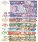 Zaire, Total 6 banknotes
1 Nouveau Zaire, 1993, UNC; 5 Nouveaux Zaires, 1993, UNC; 10 Nouveaux Makuta, 1993, UNC; 20 Nouveaux Zaire, 1993, UNC; 50 No...