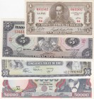 Mix Lot, UNC, 
total 4 banknotes
Estimate: 25-50 USD