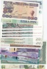 Mix Lot, UNC, total 15 banknotes
Gambia 50 Dalasis, 2009, pNew; Gambia 100 Dalasis, 2009; Solomon 5 Dollars, 2006, p26; Myanmar 20 Kyats (4), 1994, p...