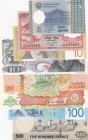 Mix Lot, Total 8 banknotes
Cook Islands 20 Ngaputoru, 1992, AUNC, p9; Zaire 50 Makuta, 1993, UNC (-), p51; Mexico 10 Pesos, 1977, UNC, p63; Sırbia 10...