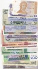 Mix Lot, UNC, 16 different banknotes
Belarus, 50 Rubles, 2010, p25b; Belarus, 100 Rubles, 2000, p26a; Bhutan, 1 Ngultrum, 2013, p26b; Guinea, 100 Fra...