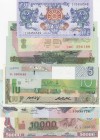 Mix Lot, UNC, total 10 banknotes
Vietnam 10.000 Dong, 2011/2018, Nicaragua 10 Cordobas, 2007; Uruguay 50 Pesos, 1988/89; Solomon 2 Dollars, 2006; Gam...