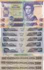 Mix Lot, Total 10 banknotes
Belize, 2 Dollars(2), 2017, UNC, p66f; Iraq, 250 Dinars(5), 2018, UNC, pNew; Rwanda, 500 Francs(3), 2019, UNC, pNew 
Est...