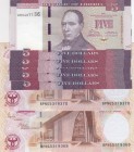 Mix Lot, Total 7 banknotes
Papua New Guinea, 20 Kina(2), 2008, UNC, p36, commemorative banknotes; Liberia(5), 5 Dollars, 2016, UNC, p31
Estimate: 10...