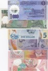 Mix Lot, Different 6 polymer plastic banknotes
Libya, 1 Dinar, 2019, UNC, pNew; Guatemala, 1 Quetzal, UNC, 2008, p115a; Cape Verde, 200 Escudos, 2014...