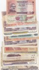 Mix Lot, 20 lot of banknotes in mixed condition
Nigeria, 10 Naira, vf; Egypt, 50 Piastres, fine; India, 10 Rupees, unc; Brazil, 100 Cruzeiros, unc; G...