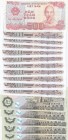 Mix Lot, Total 15 banknotes
Vietnam, 500 Dong, 1988, UNC, p101; 2.000 Dong, 1988, UNC, p107; Egypt, 50 Piastres, 2017, UNC, p76
Estimate: 15-30 USD