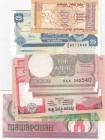 Mix Lot, Total 18 banknotes
Mongolia, 20 Mongo, 1993, UNC; Nicaragua, 25 Centavos(4), 1991, UNC; India, 1 Rupee(4), 2017, UNC(-); Nepal, 5 Rupees(4),...