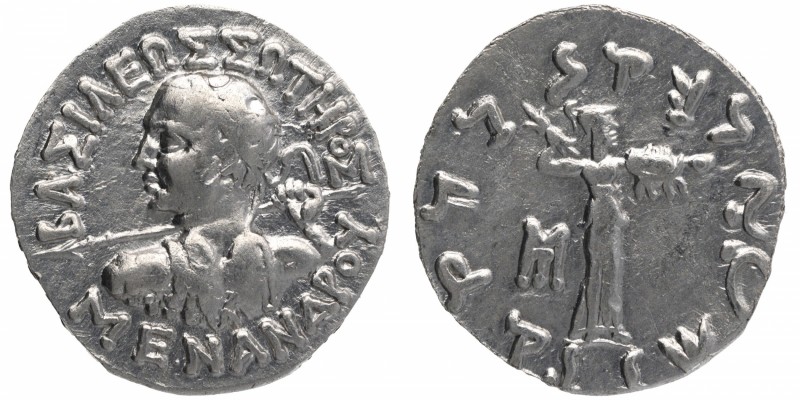 Ancient India
Indo-Greek
Drachma
Indo Greeks, Menander I (155-130 BC), Silver...