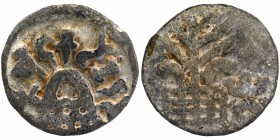 Lead Coin of Chutukulananda of Anandas of Karwar of Banavasi Region.
