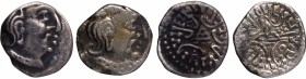 Silver Drachma Coins of Dahrasena of Traikutakas.