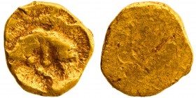 Rare Gold Fanam of Chalukyas of Kalyana.