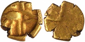 Gold Fanam Coin of Ambadeva of Kayasthas of Kurnool.