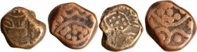 Copper Falus Coins of Muhammad Adil Shah of Bijapur Sultanate.