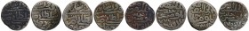 Billon Tanka Coins of Firuz Shah Tughluq of Tughluq Dynasty of Dehli Sultanate.