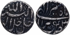 Silver One Rupee Coin of Akbar of Berar Mint of Tir Month.