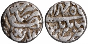 Silver One Rupee Coin of Jahangir of Jahangirnagar Mint of Mihr Month.