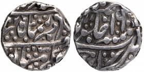 Silver One Rupee Coin of Bani Singh of Rajgarh Mint of Alwar State.