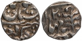 Silver Quarter Rupee Coin of Madho Singh II of Sawai Jaipur Mint of Jaipur State.
