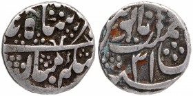 Silver One Rupee Coin of Ajmer Mint of Jodhpur Feudatory Kuchawan.