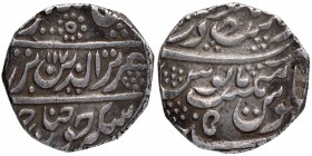 Silver One Rupee Coin of Jodhpur Dar ul Mansur Mint of Jodhpur.
