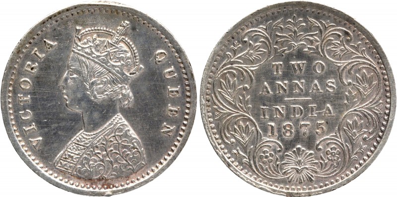 British India
Annas 2 (Silver)
Annas 02
1875, Victoria Queen, Silver 2 Annas,...