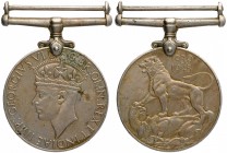 Copper Nickel War Medal of King George VI of World War II.