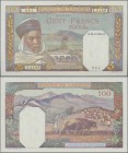 Algeria: Banque de l'Algérie 100 Francs 1945, P.88, tiny dint at upper right corner, otherwise perfect, Condition: aUNC/UNC
 [differenzbesteuert]