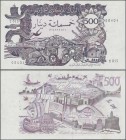 Algeria: 500 Dinars 1970, P.129a, unfolded and almost perfect condition, just some pinholes at left and right. Condition: XF/XF+
 [differenzbesteuert...