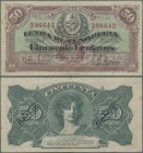 Argentina: Provincia de Mendoza 50 Centavos 1914 ”Letra de Tesorería - Ley 645” Issue, P.S2083, very nice condition with a few spots and several folds...