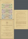 Australia: The English, Scottish and Australian Bank Limited set with 3 Travellers Checks SPECIMEN of 2, 5 and 10 Pounds Australian Currency, all of t...