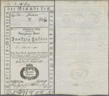 Austria: Austria - Steyermark 50 Gulden 1767 Domestical Obligation, P.NL (Richter W17.2), slight cut through denomination, otherwise perfect. Conditio...