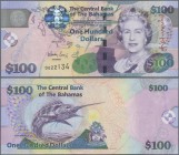 Bahamas: 100 Dollars 2009, P.76 in perfect UNC condition.
 [differenzbesteuert]