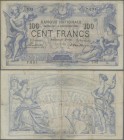 Belgium: Banque Nationale 100 Francs 1896, P.64, extraordinary rare banknote in still great condition with a few repairs at lower margin and tiny tear...