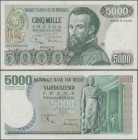 Belgium: 5000 Francs ND(1971-77), P.137, excellent condition with soft vertical bend at center and tiny dint at lower right. Condition: XF
 [differen...