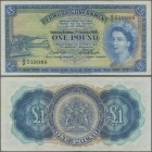 Bermuda: Bermuda Government 1 Pound 1966, P.20d, still strong paper and bright colors, just some folds and minor spots. Condition: VF
 [differenzbest...