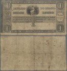 Brazil: Thesouro Nacional 1 Mil Reis 1833, P. A201, still nice condition for the age of the note with margin splits, small tears, pinholes and lightly...
